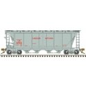 Slab-Side Covered Hopper - Ready to Run - Master(R) -- Canadian National 113404 (gray, red)