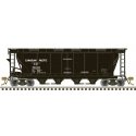Slab-Side Covered Hopper - Ready to Run - Master(R) -- Canadian Pacific 381260 (black, white), HO Atlas Model Railroad Co. 20007