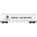 6-Bay Cylindrical Covered Hopper - Ready to Run - Executive Line -- Norfolk & Western 71859 (Blt. 12-63, gray, Hamburger Logo)