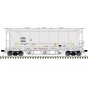 Trinity 3230 Pressure Differential PD Covered Hopper - Ready to Run Master Plu -- Chicago Freight Car CRDX 3100 (gray, black), N