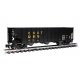 Bethlehem Steel 100-Ton 3-Bay Hopper - Ready to Run -- CSX 326170 (black, yellow)