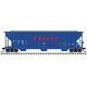 Thrall 4750 Covered Hopper - Ready to Run -- Peavey 2062 (blue, red)