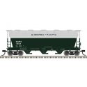 ACF 3560 Center-Flow Covered Hopper - Ready to Run -- Georgia Pacific 1000 (dark green, Gray)