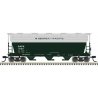 ACF 3560 Center-Flow Covered Hopper - Ready to Run -- Georgia Pacific 1000 (dark green, Gray)