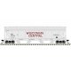 ACF 5250 Centerflow Covered Hopper - Ready to Run - Master(R) Plus -- Wisconsin Central 83004 (gray, maroon)