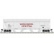 ACF 5250 Centerflow Covered Hopper - Ready to Run - Master(R) Plus -- Wisconsin Central 83054 (gray, maroon)
