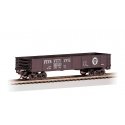 40′ Gondola - Ready to Run - Silver Series(R) -- Pennsylvania Railroad 357625 (Tuscan, Shadow Keystone), HO, Bachmann Industri