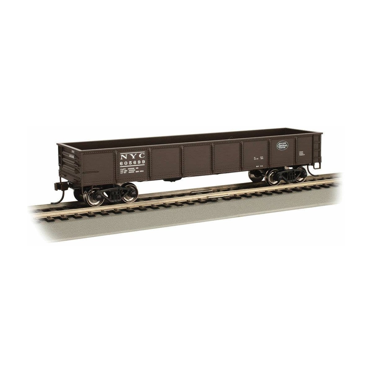 40′ Gondola - Ready to Run - Silver Series(R) -- New York Central 605699, HO Bachmann Industries 17219