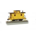 Wood 4-Wheel Bobber Caboose - Ready to Run - Silver Series(R) -- Durango & Silverton 0505 (yellow, brown), HO, Bachmann Industri