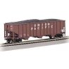 Bethlehem Steel 3-Bay 100-Ton Open Hopper - Ready to Run - Silver Series(R) -- Union Pacific 36255 (Boxcar Red, white), HO Bachm