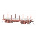 18′ Wood Flatcar - Spectrum(R) -- Data Only (Oxide Red) pkg(2), On30, Bachmann Industries 26511
