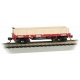 Old-Time Wood Gondola - Ready to Run -- Baltimore & Ohio 1324 (red), N Bachmann Industries 15452