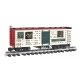 Animated Stock Car w/Reindeer - Ready to Run -- North Pole & Southern 1225 (white, green, red), G, Bachmann Industries 98704