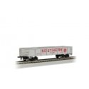 40′ Gondola - Ready to Run - Silver Series(R) -- Southern Railway (silver, red), HO, Bachmann Industries 17204