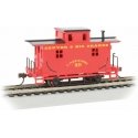 4-Wheel Wood Bobber Caboose - Ready to Run - Silver Series(R) -- Denver & Rio Grande Western, HO, Bachmann Industries 18407