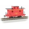 4-Wheel Wood Bobber Caboose - Ready to Run - Silver Series(R) -- Denver & Rio Grande Western, HO Bachmann Industries 18407
