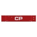 53′ Intermodal Container 2-Pack - Assembled -- Canadian Pacific (2020s Scheme, red, white, Large CP), N, Kato USA Inc 80054M