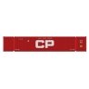 53′ Intermodal Container 2-Pack - Assembled -- Canadian Pacific (2020s Scheme, red, white, Large CP), N Kato USA Inc 80054M