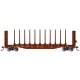 52′ Centerbeam Bulkhead Flatcar - Ready to Run -- BNSF Railway 615818 (Boxcar Red), HO Bachmann Industries 12905