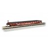 52′ Steel Flatcar - Ready to Run -- Pennsylvania Railroad 475465 (Tuscan), N Bachmann Industries 17353