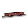 52′6′ Drop-End Gondola - Ready to Run -- St. Louis-San Francisco 61678 (Boxcar Red, black Frisco Coonskin Logo), N Bachmann 