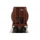 Canadian Cylindrical 4-Bay Grain Hopper - Ready to Run - Silver Series(R) -- Canadian National 377375 (Boxcar Red, CN Noodle), H