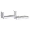 20′ Stackable Flat Container 2-Pack -- Undecorated, HO Herpa Models 5460