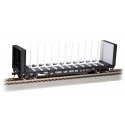 52′ Centerbeam Bulkhead Flatcar - Ready to Run -- Tomco Car 203, HO, Bachmann Industries 12908