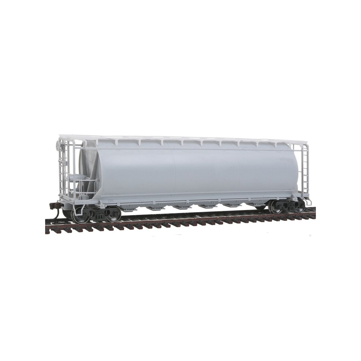 ACF 6-Bay Cylindrical Hopper - Ready-to-Run -- Undecorated, HO Atlas Model Railroad Co. 20001883
