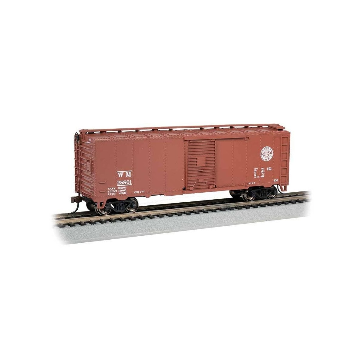 Steam-Era 40′ Steel Boxcar - Ready to Run - Silver Series(R) -- Nashville, Chattanooga & St. Louis 18300 (Boxcar Red, Dixie Li
