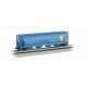 Canadian Cylindrical 4-Bay Grain Hopper - Ready to Run - Silver Series(R) -- Alberta Heritage Fund ALNX (blue, yellow), N Bachma