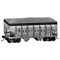 USRA 36′ 2-Bay Panel Side Rebuilt Covered Hopper - Andersons Co. Grain Car -- Undecorated Single Car - Kit, HO, Tichy Train Gr