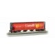 Canadian Cylindrical 4-Bay Grain Hopper - Ready to Run - Silver Series(R) -- Government of Canada CPWX (orange, black, yellow, w