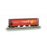 Canadian Cylindrical 4-Bay Grain Hopper - Ready to Run - Silver Series(R) -- Government of Canada CPWX (orange, black, yellow, w