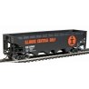 Offset Hopper - Ready to Run -- Illinois Central (orange, black, white Large Logo), HO WalthersTrainline 1426