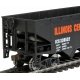 Offset Hopper - Ready to Run -- Illinois Central (orange, black, white Large Logo), HO WalthersTrainline 1426