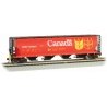 Canadian Cylindrical 4-Bay Grain Hopper with FRED - Ready to Run -- Government of Canada CPWX 606835 (red, yellow, black), HO Ba