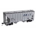37′ 2980 Cubic-Foot 2-Bay Covered Hopper - Ready to Run -- Dakota, Minnesota & Eastern 29135, HO, WalthersMainline 7983