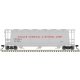 ACF 3-Bay Cylindrical Hopper - Ready to Run -- Ziegler Chemical 44048 (gray, red), HO Atlas Model Railroad Co. 20007188
