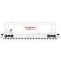 ACF 6-Bay Cylindrical Hopper - Ready to Run -- Kaiser Aluminum 5029 (white, red)