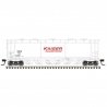 ACF 6-Bay Cylindrical Hopper - Ready to Run -- Kaiser Aluminum 5036 (white, red)