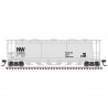 ACF 6-Bay Cylindrical Hopper - Ready to Run -- Norfolk & Western 332954 (gray, black, NW Logo), HO Atlas Model Railroad Co. 2000