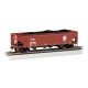 40′ Quad Hopper - Ready to Run - Silver Series(R) -- New Haven 81023 (Boxcar Red, Script Logo), HO Bachmann Industries 17624