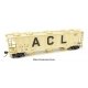 50′ Pullman-Standard PS-2 2893 3-Bay Covered Hopper - Ready to Run -- Atlantic Coast Line 120708, HO WalthersMainline 7040