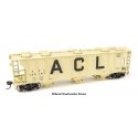 50′ Pullman-Standard PS-2 2893 3-Bay Covered Hopper - Ready to Run -- Atlantic Coast Line 120708, HO, WalthersMainline 7040