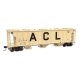 50′ Pullman-Standard PS-2 2893 3-Bay Covered Hopper - Ready to Run -- Atlantic Coast Line 120708, HO WalthersMainline 7040