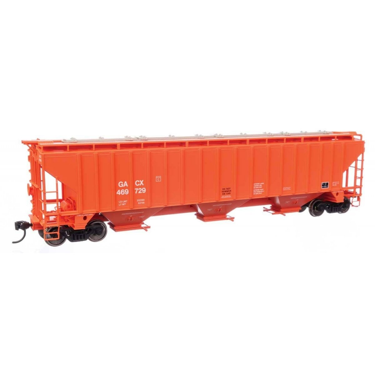 57′ Trinity 4750 3-Bay Covered Hopper - Ready to Run -- GACX 469729, HO WalthersMainline 49037