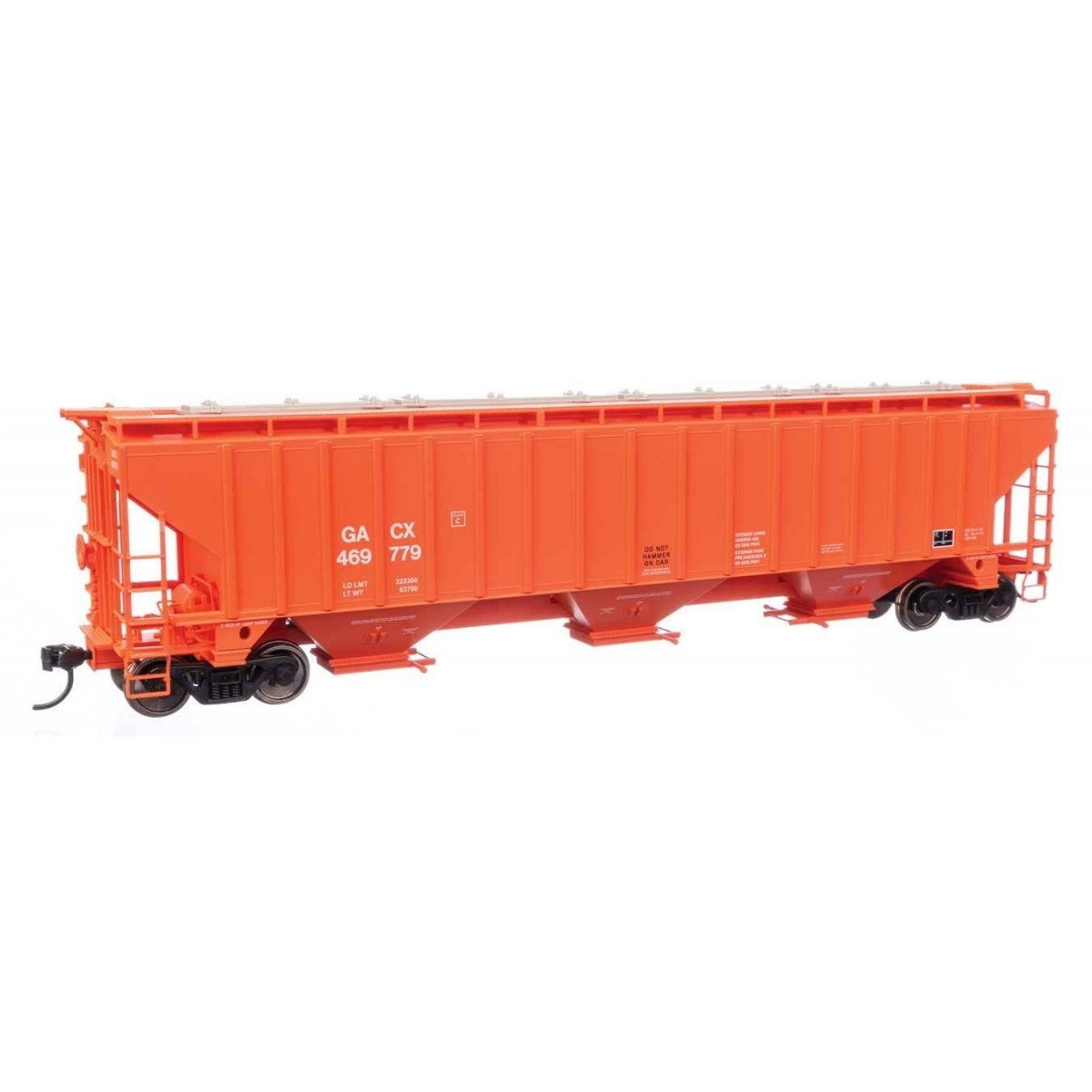 57′ Trinity 4750 3-Bay Covered Hopper - Ready to Run -- GACX 469779, HO WalthersMainline 49038