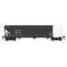 100-Ton 3-Bay Open Hopper - Ready to Run - Executive Line -- Western Pacific 70007 (black, white end), HO Bowser Manufacturing C