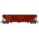 100-Ton 3-Bay Open Hopper - Ready to Run - Executive Line -- Detroit & Mackinac 5910 (Patched, Boxcar Red), HO Bowser Manufactur